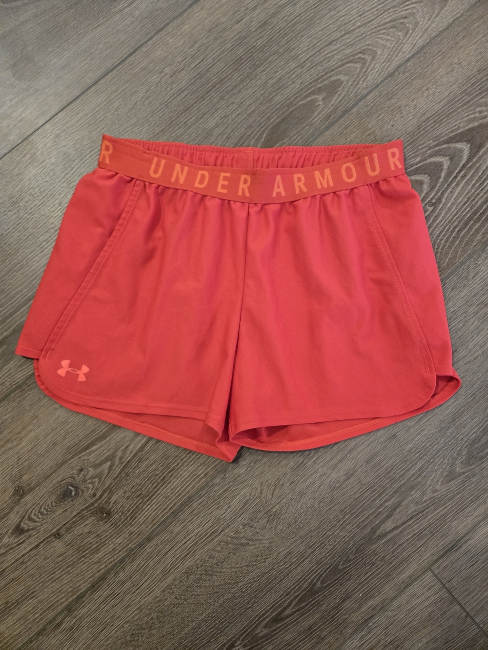 Under Armour Women’s Coral Red Athletic Shorts